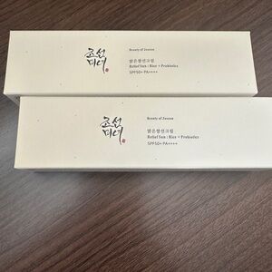 Beauty of Joseon Relief Sun SPF50+
2 pieces for $35